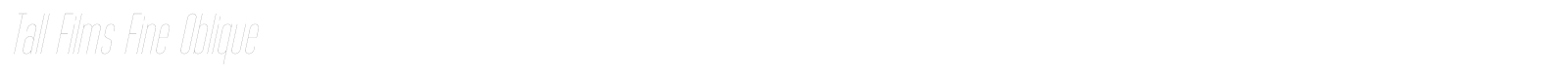 Tall Films font preview
